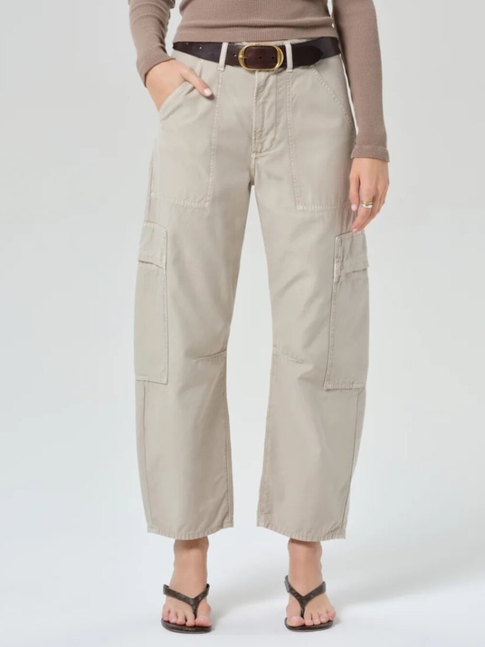 Citizens Of Humanity Marcelle Cargo In Burnished Quartz Pants Size 28